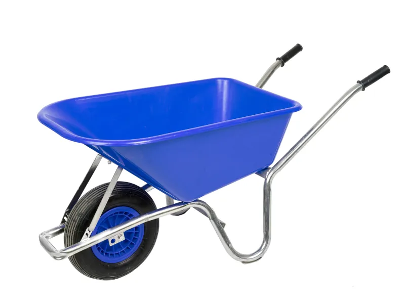 Carrimore 120L Stable Barrow with Puncture Proof Wheel Blue